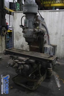 Kearney & Trecker #210CH, vertical mill, 14" x62" table, coolant, #50NS, #75653