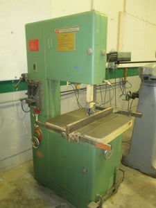 20" x 13" Powermatic, vari-speed vertical band saw with contouring attachment & blade welder