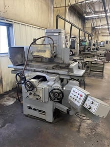 12" x 24" Okamoto #ACC-124N, surface grinder, magnetic chuck, coolant tank, 5 HP, S44171