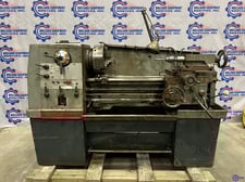 15" x 30" Clausing, engine lathe, 3-jaw chuck, 2" bore, 7.5 HP, 2000 RPM, inch/metric, work light