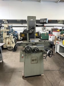 6" x 12" Mitsui #200MH, Precision Hand Feed Surface Grinder, 8" grinding wheel, Sony digital read out
