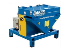 1-3/4" x 24" x 10" Baker #Version-I, Banding Notch Groover, 7/8" width x 3/8" deep notches, (3) 14" diameter