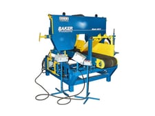 Baker #ABXX, Band Resaw, 12" H x 16" width timber, 95 FPM, 40 HP, 28" diameter band wheel, 14'-10" x 1" x