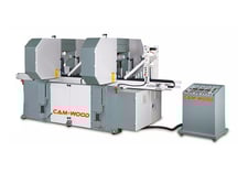 Cam-Wood #BX-1616-HR-TNX, Horizozntal Band Resaw, 16" H x 16" width, 90 FPM, 30 HP, 28" x 2" band wheel, 201"