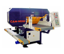 Cam-Wood #BX-2410HRX, Horizozntal Band Resaw, 10" H x 24" width, 82 FPM, 30 HP, 28" x 2" band wheel, 195-1/2"