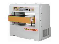 40" x 8" Cam-Wood #WP-1010HX, Single Sided Planer, 1/4" cut depth, 9" min. L, 3600 RPM, 43" x 55" table, 20