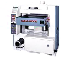 24" x 8" Cam-Wood #WP-610AX, Single Sided Planer, 25" x 28" table, 60 FPM, 5500 RPM, 5/16" cut depth, 10 HP