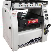 26" x 11-3/4" Cantek #CM626, Helical Head Planer, 0.31" cut depth, 35" x 27" table, 70 FPM, 20 HP, 5000 RPM