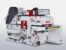 25" x 8" Cantek #GT-635ARD-8, Straightening Planer/Facer, 12.2" min. L, 25 HP Top, 20 HP Bottom, 5400 RPM, 80