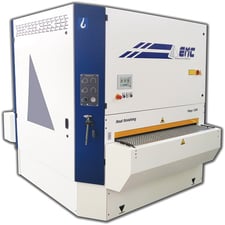 53" x 7-1/2" EMC #Flexy-1350-3WRK, 3-Hd. Top Knife Planer/Sander, 103" x 54" belt, 5-1/2" knife diameter, 20