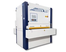 53" X 6-11/16" EMC #Mercury-1350-WRK, 3-Hd. Top Knife Planer/Sander, 103" x 54" belt, 5-1/2" knife diameter