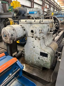 45-1/2" x 144" Axelson #32, engine lathe, 31" swing over cross slide, 4-jaw 32" chuck, rapid traverse, 25 HP