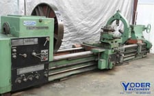 49" x 162" Tos #SU125, engine lathe, 37" swing over cross slide, 4-jaw 49" chuck, steady rest, 35 HP, #62221