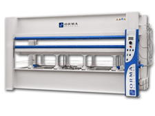 Image for Orma #NPC/Digit-6/100, Hot Oil Hot press, 98" x 51" platen, 15-3/4" opening, 120 Ton, (6) 3-3/8" diameter cylinder, 230 deg F, 2025, new