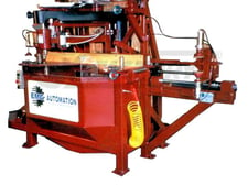 EMG #Semi-Automatic, Twin Stair Trencher, 2" x 12" stringer, (2) 3 HP belted motors, 18000 RPM, 1.5" plunge