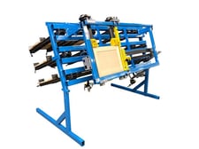 JLT Clamps #Buddy-718A-8, Panel & Door Clamp, 26" deep x 62" width capacity, (2) cylinder, 5-Tier rack, 8'