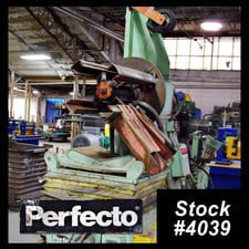 7000 lb. Perfecto #RS-6-24, single uncoiler w/ coil car & flattener, 24" width, 60" outside dimensions