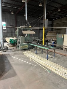Mereen Johnson #424, Gang Rip Saw, infeed rollers