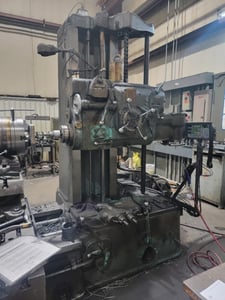 3" Giddings & Lewis #330T, horizontal boring mill, Newall digital read out, 30" x 62" Rotary Table