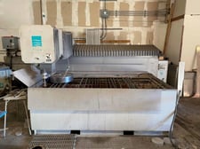 Flow #IFB-4800, CNC waterjet cutter, 4' x8' table, 30 HP, 55000 psi, Flowmaster PC Control, 2004