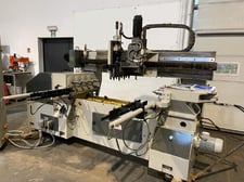 5-1/2" x 47.2" Calpe #TH4-1200, CNC Controlled Lathe - Multispindle, 4-spindle, 3.94" squares, 2.95" cut