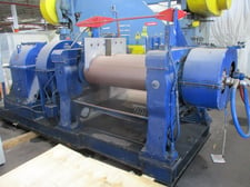 Image for 14" x 36" Farrell / Lufkin, 2-roll rubber mill with motor, good condition