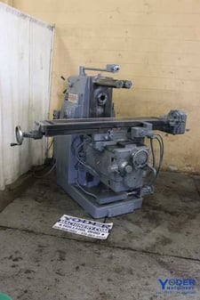 Kearney & Trecker #307-S12, horizontal mill, 12" x62-1/2" table, 7.5 HP, coolant, #64693