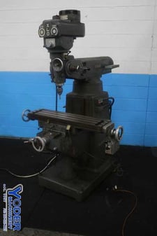 Ex-Cell-O, ram type vertical mill, 9" x36" table, Servo long power feed, 1.5 HP, #75094