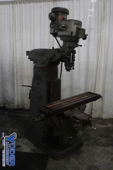 Bridgeport, vertical mill, serial #150586, #75846