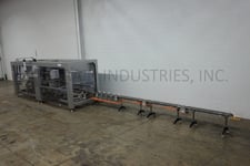 Bosch #Elematic-3001WA, automatic, inline, servo driven, wrap around case packer, rated from 10-24 cases per