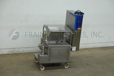Tetra Pak Hoyer #FF2000-C2, automatic, Stainless Steel, ingredent feeder, mounted on stainless steel frame
