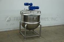 300 gallon Heritage Equipment Co #BC-Kettle300ASME-316, 316L Stainless Steel jacketed double motion kettle