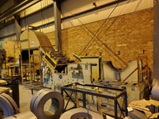 20000 lb. Coe Press Equipment, Servo feed line, 24" x .250", coil cradle, 7-roll straightener, Servo feeder