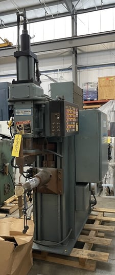 100 KVA Sciaky #SPTIC.2-22-100-24, press type spot welder, 24" throat, 440/460/480 V.