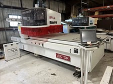 Vector #Revolution-180, edge bander, 139" X, 72" Y, 16-40mm max panel thick, 2014,S44143