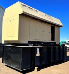 600 KW Generac #8954060100, standby diesel generator, 277/480 Volts, Mitsubishi engine, 2007, #089151