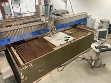 Flow #WMC2-4060, CNC waterjet cutter, 13' x 20' table, 100 HP, Flowmaster PC Control, 2011