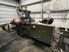 13.5" x 15.7" Behringer #HBP-310, horizontal band saw, 1.5" x.5" x213" blade, clamp, 1997