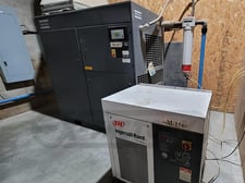 320 cfm, 132 psi, Atlas Copco #GA-65, Rotary Screw Air Compressor, 73 HP, 1755 RPM, 1997