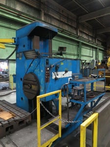 5.1" Union #BFP-130-5, Floor Type Horizontal Boring Mill, #50, (27) 4.5 - 900 RPM spindle, 62.9" Y, 98.4" X