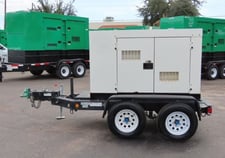 31 KW Multiquip #DCA40SSKU4, trailer mounted diesel generator, sound atternuated enclosure, Tier 3, 6469