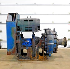 Goulds #5500, 8 x 10 slurry pump, 400 HP, 1785 RPM, 460 V.