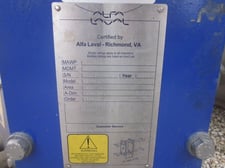 12 sq.ft., Alfa-Laval, Plate Heat Exchanger, 150 PSI, 302  Degrees Fahrenheit, 2011, #108636
