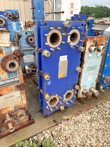 37 sq.ft., Alfa-Laval, Plate Heat Exchanger, 150 psi, 300°F, 2011, #108633