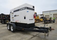 62 KW Multiquip #DCA70SSIU4F, trailer mounted diesel generator, sound atternuated enclosure, Tier 4F, 2018