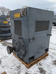 800 HP 1185 RPM General Electric, Frame 8309S, induction motor, 4160 Volts, rebuilt