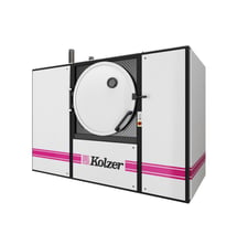 Kolzer #DGK36, Aero-metal PVD Powder Coating System, 39.37 x 51.18 cabinet vol., 1-4 sputtering, 4 Min Cycle