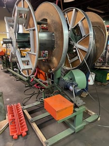 Double End Tube Uncoiler, 12" width
