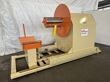 15000 lb. Coe Press Equipment #CPRT-15024, Powered Coil Reel/uncoiler, 24" width, 72" outside dimensions