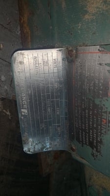 30 HP 2500 RPM Reliance, Frame 286AT, DPBV, stab shunt, 240 VA, 106 VF